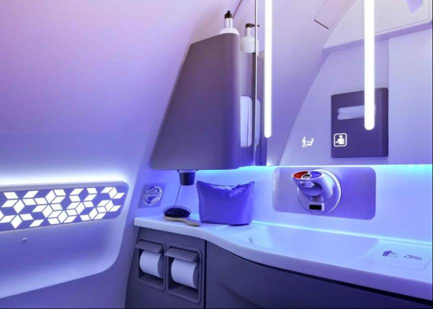 Interior del nuevo Airbus A321XLR.