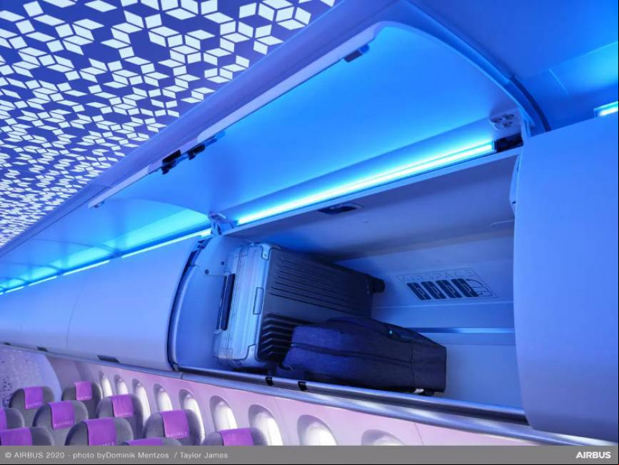 Interior del nuevo Airbus A321XLR.